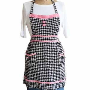 Jessie Steele Houndstooth Tweed Apron